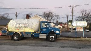 Taylor Oil & Propane in front of the office