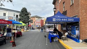 Taylor Oil & Propane at community event with company tent